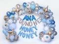 Blue Disco Bachelorette Party Balloon Garland Decorations Blue Last Disco Bachelorette Party Decor Dancing Queens Themed Balloon Arch Kit