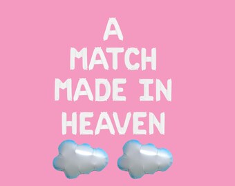 A Match Made In Heaven Letter Balloon Kit Bridal Shower Balloon Banner Bachelorette Party Decorations Engagement Party Bride to Be Decor