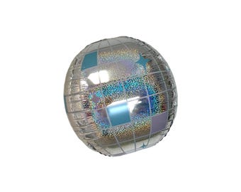 Iridescent Disco Ball Balloon Disco Decorations Disco Ball Balloons Groovy Party Decor Dancing Queen Bachelorette Party Supplies Disco Ball