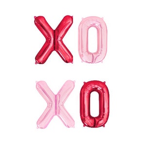 Galentines Day Party Balloons Valentines Day Party Decorations Rose Gold Balloons Galentines Party Valentines Party Decor Balloon Banner