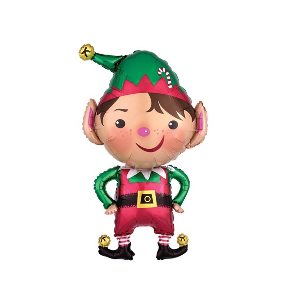 Elf Balloon Christmas Balloons Winter Balloons Party Decorations ...