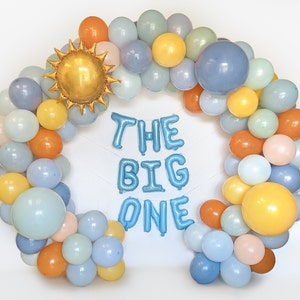 Surf Birthday Balloon Arch Kit The Big One Party Decorations DIY Balloon Garland Surfs Up Birthday Beach Birthday 1st Birthday Party Surfer