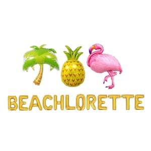 Beachlorette Beach Bach Balloons Beach Bach Banner Balloon Letters Bachelorette Party Balloons Beach Bachelorette Beach Bach Decorations