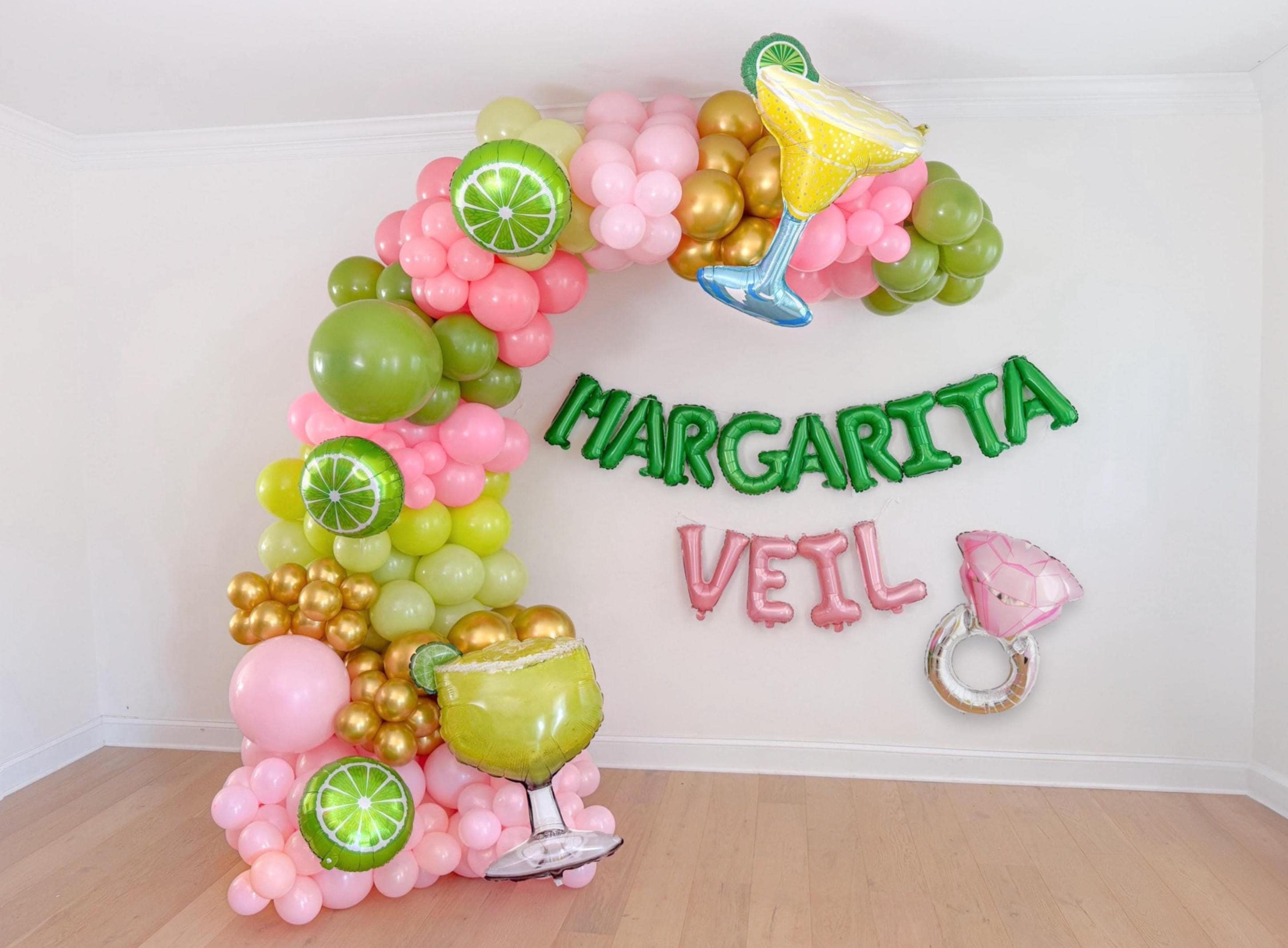 Margarita Veil Bachelorette Party Margarita Balloons Margs & Matrimony ...