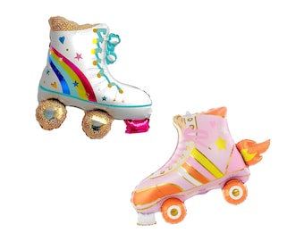 Roller Skate Balloon Roller Skating Birthday Party Decorations Roller Skate Balloons Retro Birthday Party Decorations 90s Groovy Retro Skate