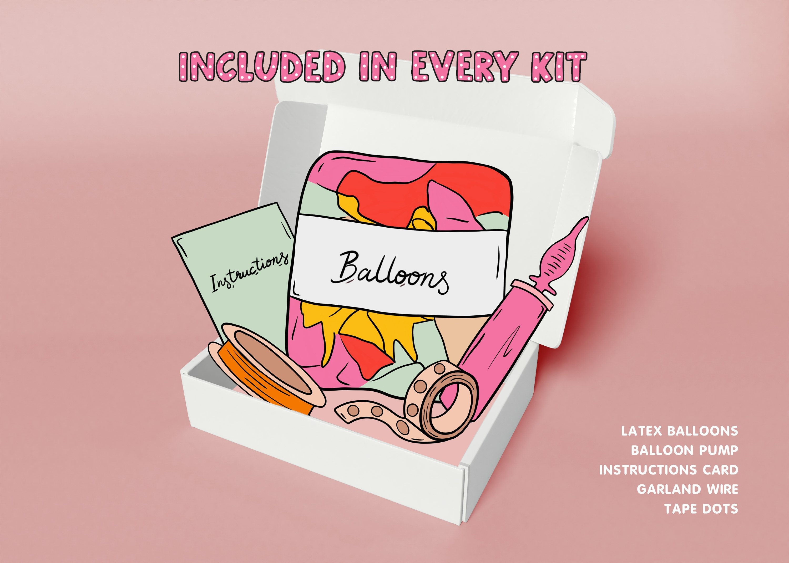 Pastel Winter Onederland Balloon Garland Kit by CherCanDoIt