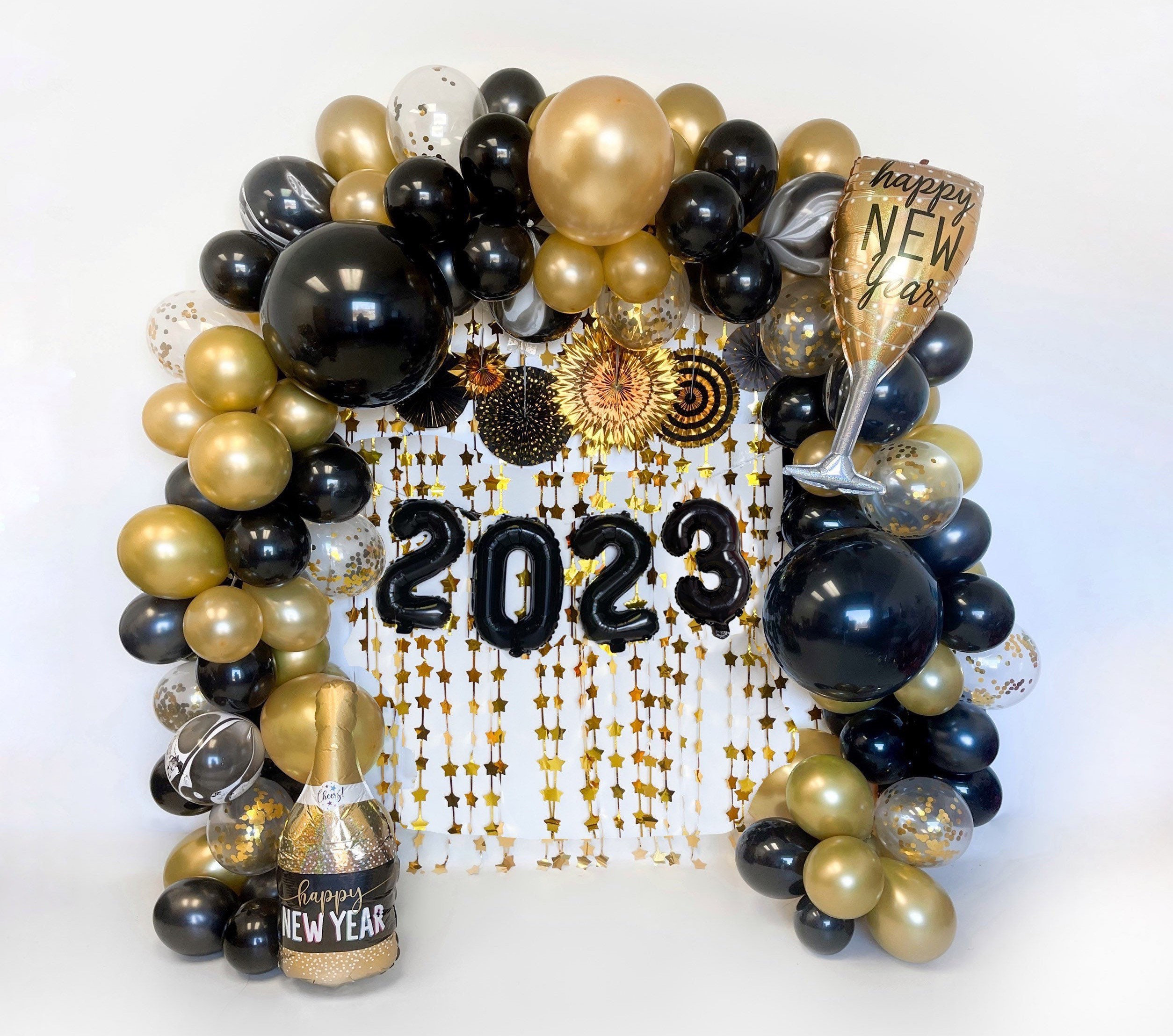 New Years Eve Balloon Garland NYE Party Decorations 2023 New - Etsy UK