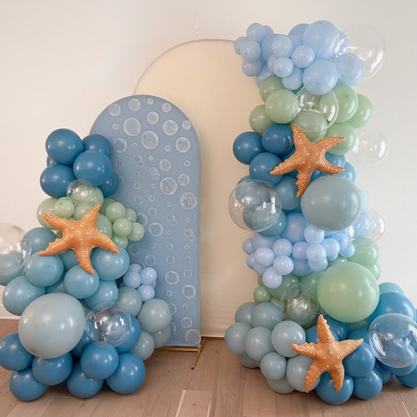 Ocean Balloon Arch Oneder Under The Sea Birthday Party Decorations Baby Shower Bachelorette Decor Last Toast On The Coast Balloon Garland
