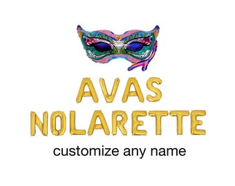 NOLA Bachelorette Balloon Banner NOLA Bachelorette Decorations New Orleans Bach NOLA Bachlorette Party Mardi Gras Bachelorette Decor Bach