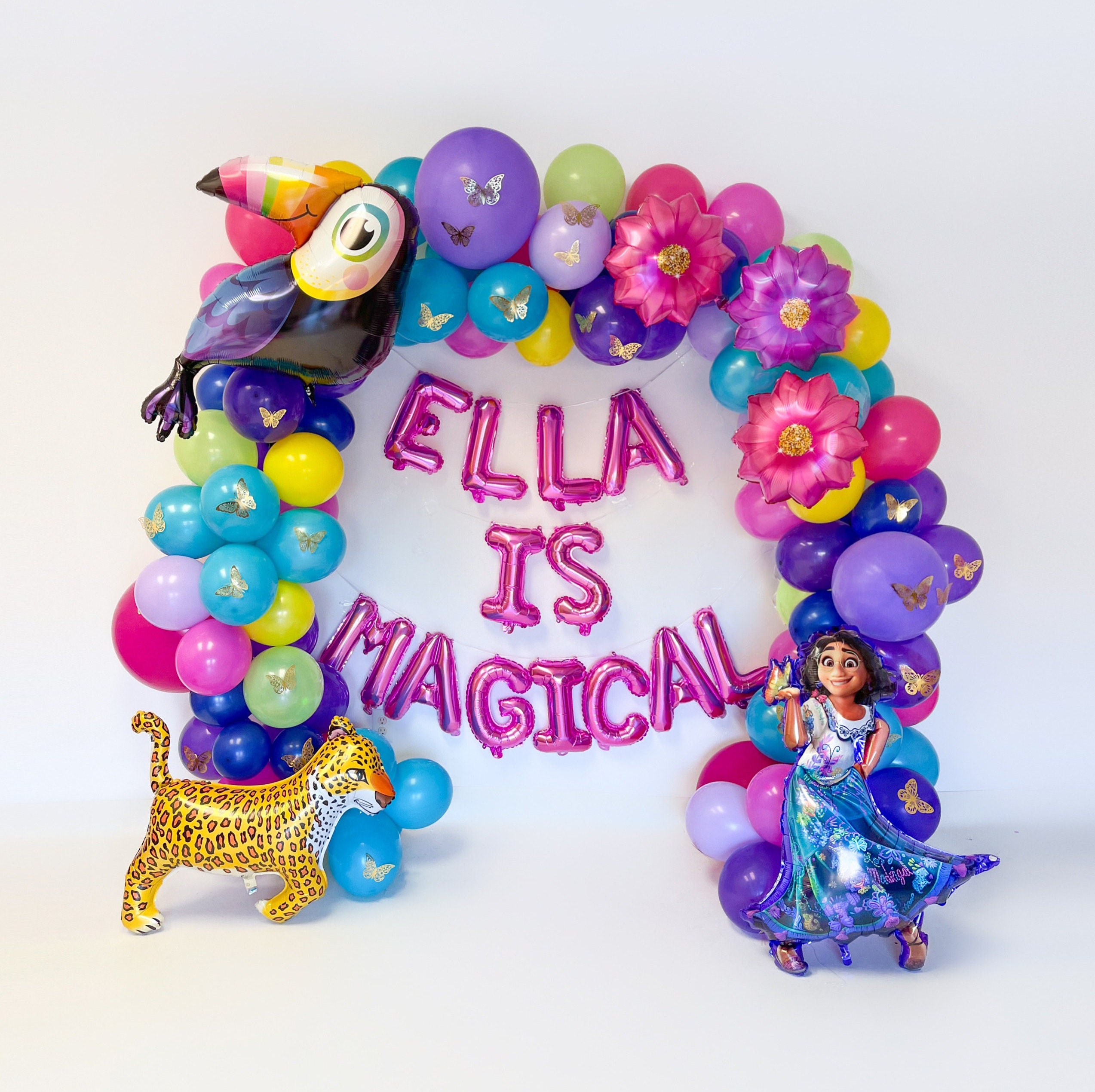 Magical Balloon Garland with Encanto Mirabel Balloon Encanto Etsy