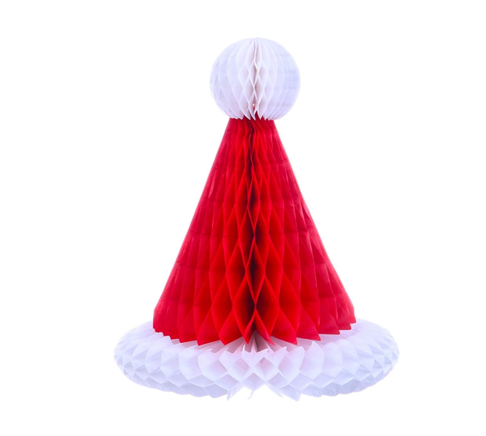 3D Paper Santa Hats Party Decor Centerpiece Baby Shower Birthday