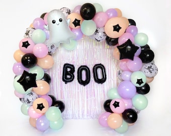 Halloween Balloon Garland Spooky One Balloon Arch Halloween Balloon Installation Kit Halloween Party Decorations Halloween Baby Shower Girl