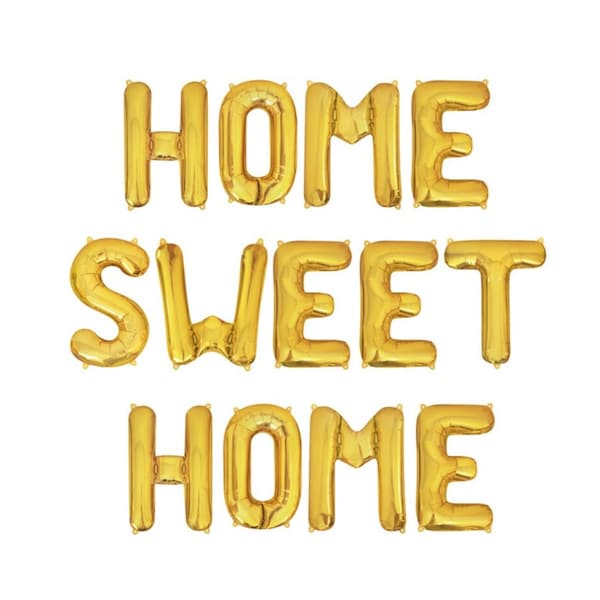 Home Sweet Home Balloon Banner Welcome Home Banner First Home Sign Military Homecoming Sign Welcome Home Decorations Welcome Home Decor