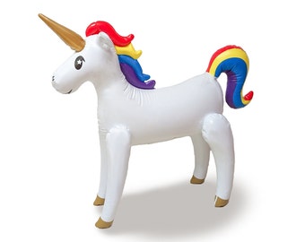 Unicorn blow up 2025 toy