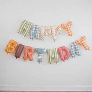 Happy Birthday Letter Balloon Kit Party Animals Birthday Party Balloons Birthday Party Decor Classic Vintage Boho Decorations Girls Boys