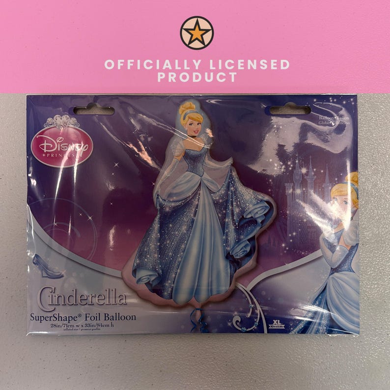 LICENSED Disney Princess Balloons Sleeping Beauty Aurora Cinderella Ariel Snow White Rapunzel Belle Birthday Party Decorations Set for Girls immagine 2