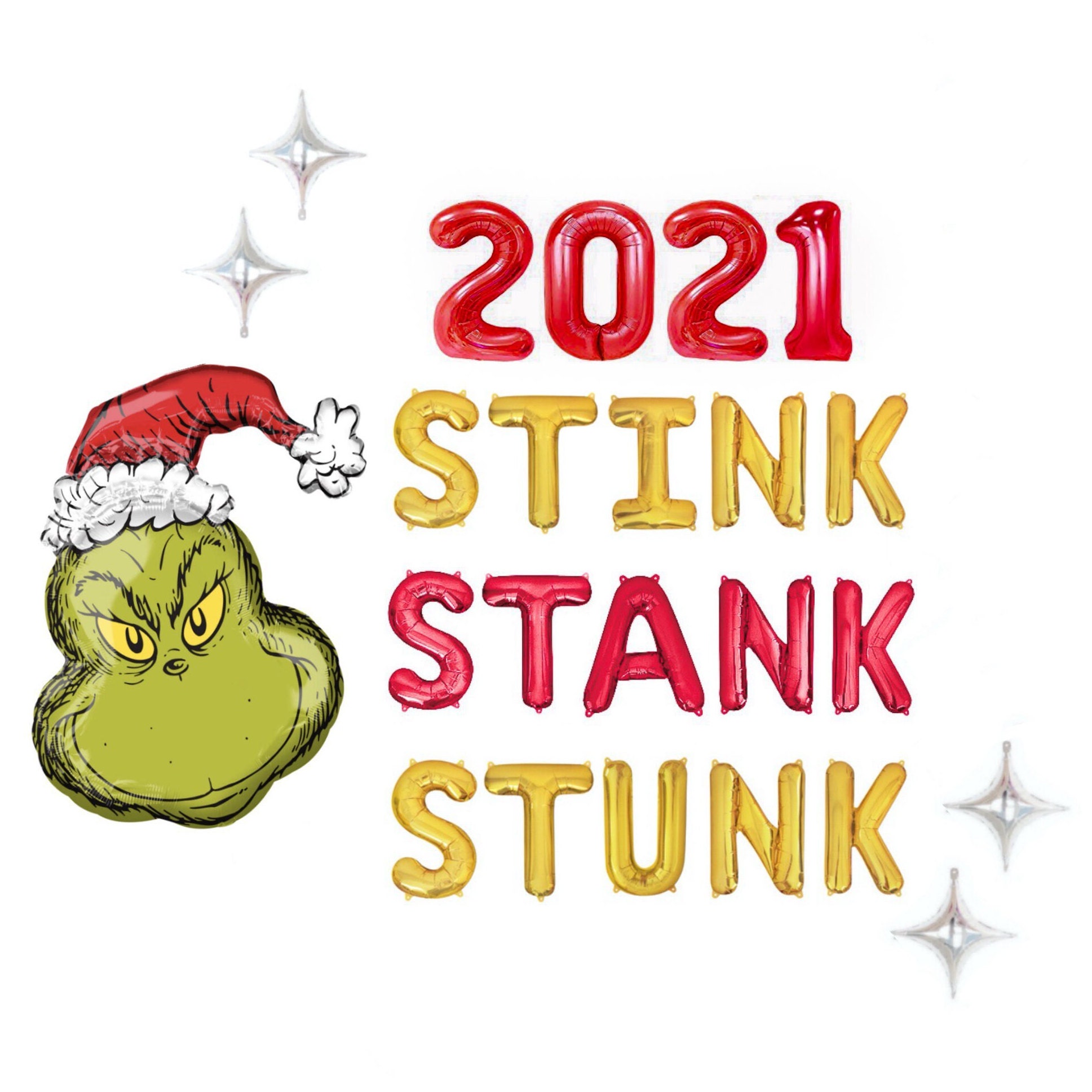 2021 Stink Stank Stunk Grinch Ugly Christmas Sweater Party | Etsy