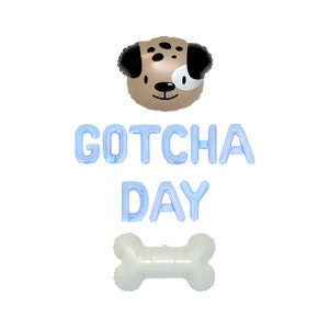 Gotcha Day Letter Balloon Kit Dog Adoption Party Balloon Banner Puppy Adoption Party Decor Dog Gotcha Day Party Decorations Party Supplies