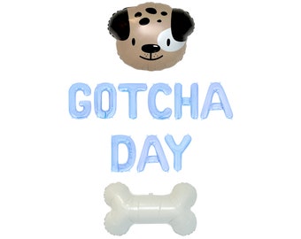 Gotcha Day Letter Balloon Kit Dog Adoption Party Balloon Banner Puppy Adoption Party Decor Dog Gotcha Day Party Decorations Party Supplies