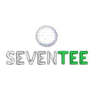 SevenTee Balloon Banner Golfing 70th Birthday Party Golf Themed 70th Birthday Party Decorations Golf Balloons Golf Party Golf Ball Balloon
