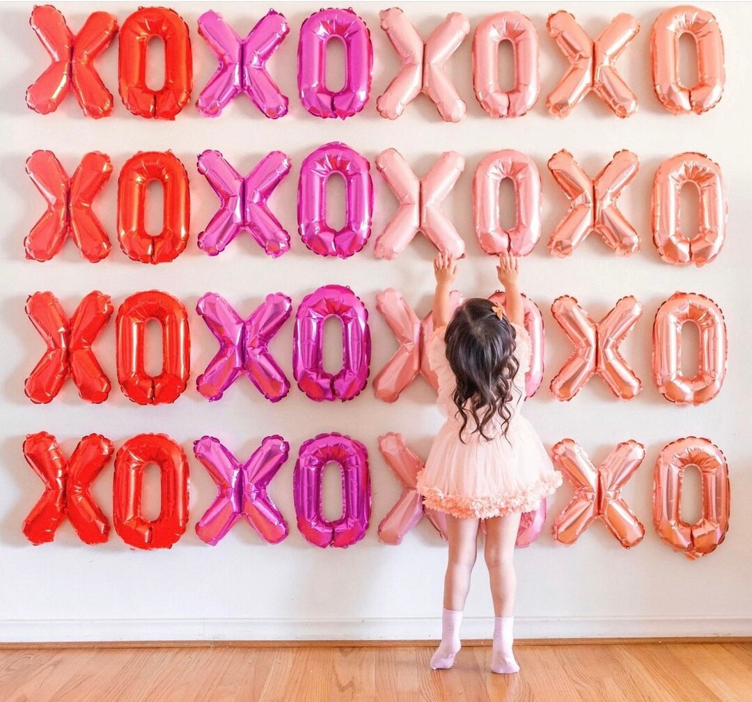 Galentines Day Party Balloons Valentines Day Party Decorations Rose ...