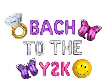 Bach to the Y2K Balloon Banner Bachelorette Party Decorations Bachelorette Party Decor Bach to the 2000's Bach Party Decorations Y2K Bach