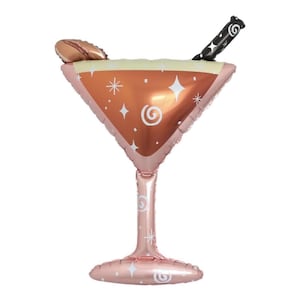 Espresso Martini Glass Balloon Martini Bachelorette Party Decor Birthday Party Balloons 21st Birthday Party A Tini Bit Older Decor For Her