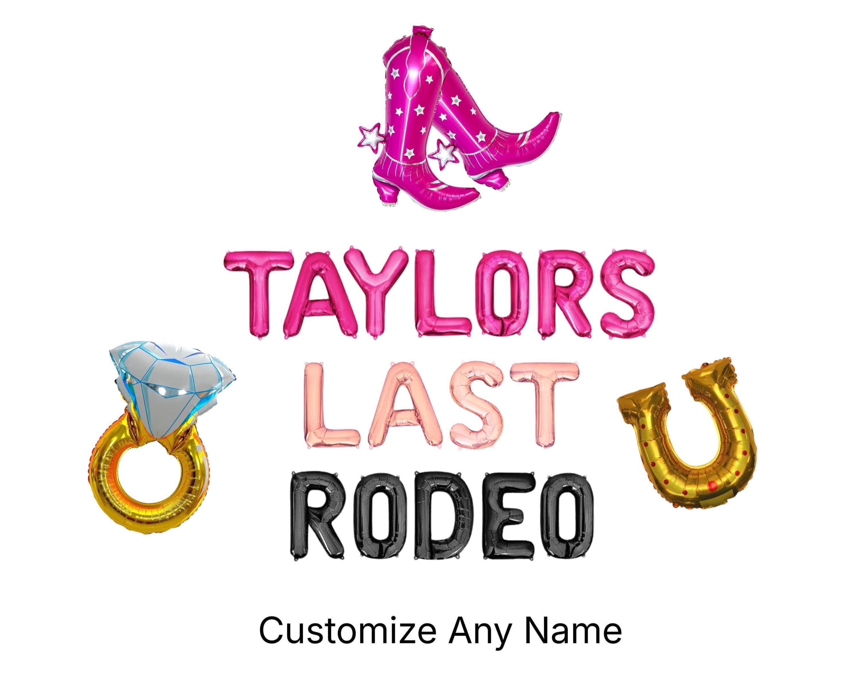 Last Rodeo Balloon Banner Last Rodeo Bachelorette Nashville 