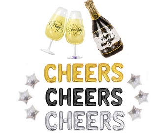 New Years Eve Party Decorations 2022 NYE Party Decor New Year Balloon Banner 2022 Party New Years Eve Decor NYE Party 2022 Party Decorations