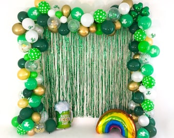Lucky One Balloon Garland St Patricks Day 1st Birthday Party Decor St  Patricks Day First Birthday Party Decorations Girls Pink Green 