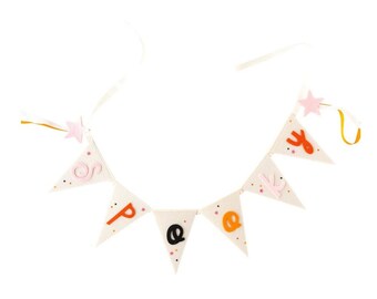 Spooky Felt Banner Spooky Pennant Banner Halloween Decorations Halloween Decor Halloween Party Decor Spooky Decorations Halloween Banner