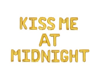 New Years Eve Party Decorations 2020 NYE Party Decor Kiss Me At Midnight Balloon Banner 20s New Years Eve Decor New Years Decor 2020 Party