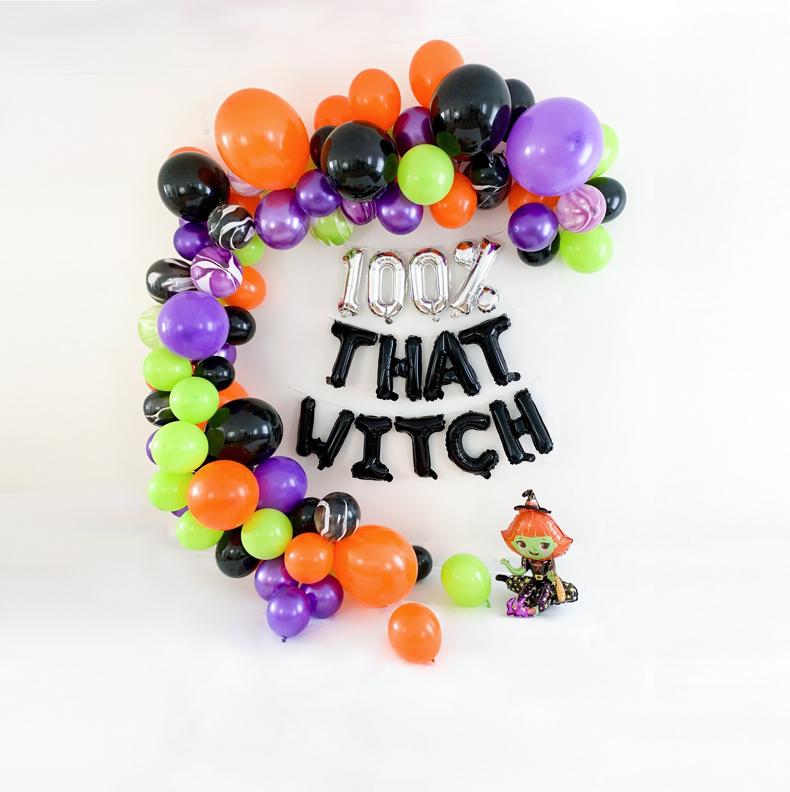Halloween Balloon Garland Halloween Balloon Arch Halloween Etsy