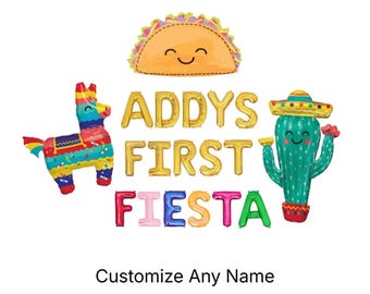 First Fiesta Balloons first fiesta decorations fiesta first birthday mexican 1st birthday first birthday first fiesta birthday decorations