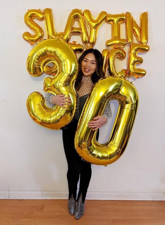 So Happy Im Thirty Balloons 30th Birthday Balloons 30th - Etsy