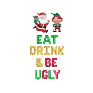 Ugly Christmas Sweater Party Decorations Ugly Christmas Sweater Party Decor Ugly Sweater Balloons Christmas Sweater Party Banner Sign Props