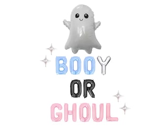 Halloween Gender Reveal Halloween Themed Gender Reveal Baby is Brewing Boy Or Girl Halloween Gender Reveal Decorations Booy or Ghoul
