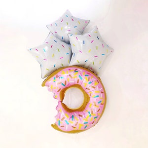 Donut Grow Up Party Donut Balloons Donut Balloon Bouquet Kit Donut Birthday Party Balloons