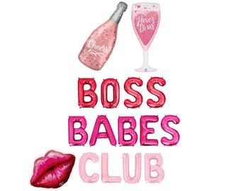 Galentines Día Fiesta Globos San Valentín Día Fiesta Decoraciones Oro Rosa Globos Galentines Fiesta San Valentín Decoración Globo Banner