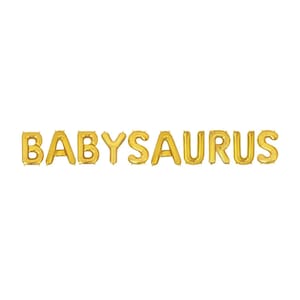 Babysaurus Balloon Banner Dinosaur Birthday Dino Decor Dinosaur Baby Shower Dinosaur Baby Birthday Dino 1st 2nd Birthday Dino Birthday Party