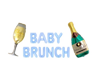 Baby Brunch Letter Balloon Kit Baby Shower Balloon Banner Baby Shower Decorations Mom to Be Gender Reveal Party Decorations Baby Balloons