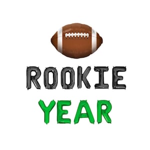 Football 1st Birthday Party Decorations 1st Year Down First Year Down Football Birthday Party Decor Football Themed Football Balloon Banner