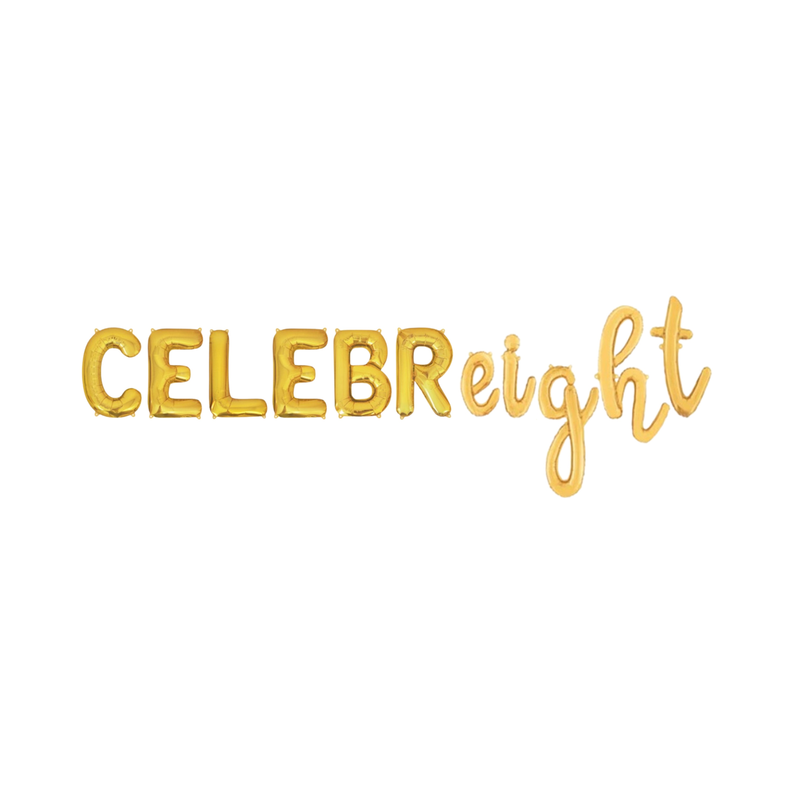 Celebreight Letter Balloon Kit 8th Birthday Party Balloon Banner Eighth ...