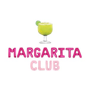 Margarita Club Letter Balloon Kit Margarita Bachelorette Party Decorations Margarita Balloons Fiesta Bachelorette Margarita Birthday Party