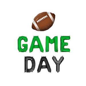 Game Day Football 1st Birthday Party Decorations First Year Down Football Birthday Party Decor Football Themed Party Football Balloon Sign