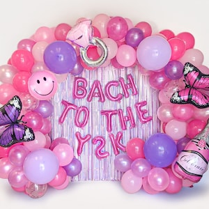 Bach To the Y2K Balloons Y2K Balloon Arch Kit Back to the Y2K Balloon Garland Y2K Bachelorette Party Decorations 2000s Bachelorette Party