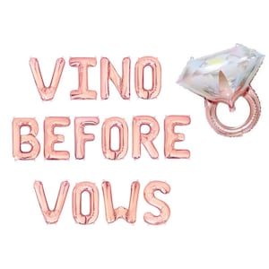 Vino Themed Bachelorette Party Decorations Wine Bach Party Decor Vino Before Vows Bridal Shower Engagement Party Supplies Vino Balloons