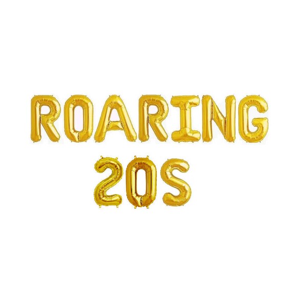 20th Birthday Party Balloons Great Gatsby 21st Birthday Decor Etsy