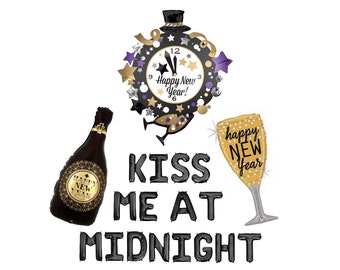 New Years Eve Party Decorations 2022 NYE Party Decor New Year Balloon Banner 2022 Party New Years Eve Decor NYE Party 2022 Party Decorations