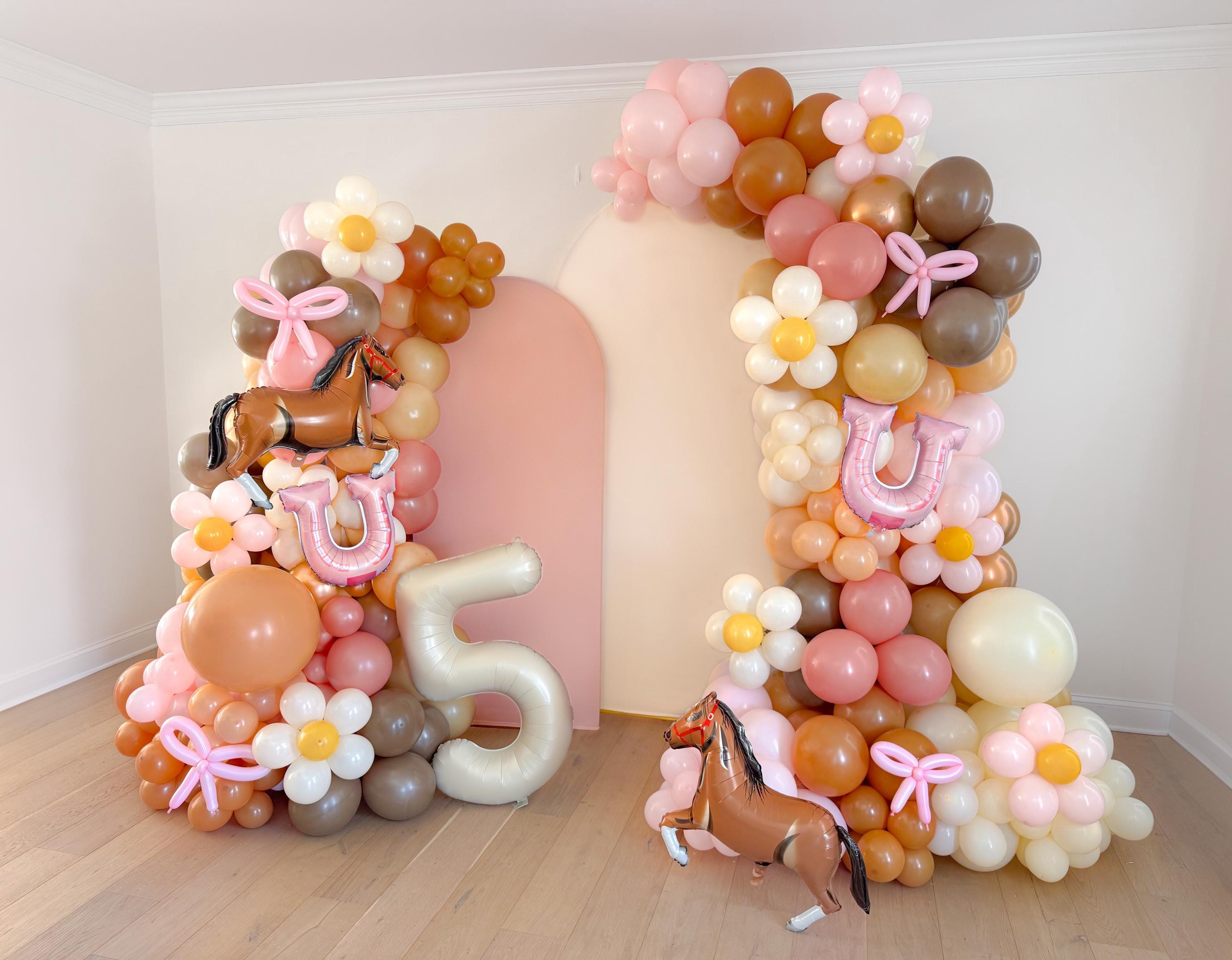 Pink Rodeo Party Rodeo Birthday Party Decor Girl 1st Rodeo Cowgirl Balloon Garland ...